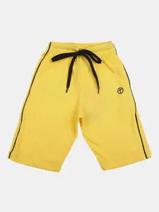 V-Mart Boys Cotton Mid-Rise Shorts