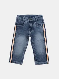V-Mart Girls Washed Regular Fit Cotton Denim Shorts