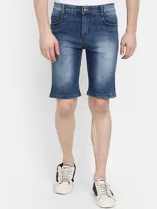V-Mart Men Washed Slim Fit Denim Shorts