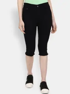 V-Mart Women Slim Fit Cotton Denim Shorts