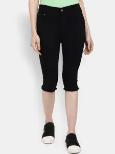 V-Mart Women Slim Fit Cotton Denim Shorts