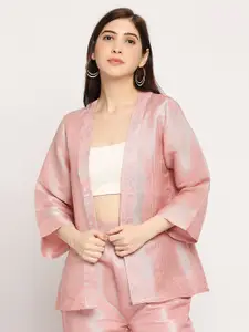 Cloth Haus India Embroidered Cotton Brocade Kimono Shrug