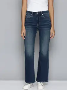 Levis Women Bootcut Faded Jeans