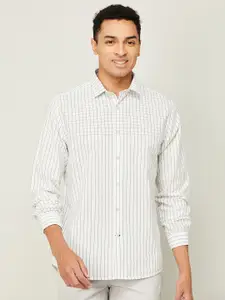 Melange by Lifestyle Grid Tattersall Checks Checked Pure Cotton Casual Shirt