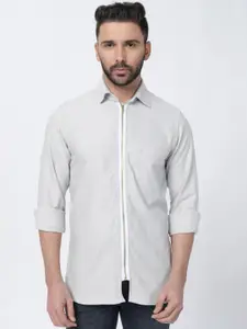 FRENCH CROWN Standard Fit Cotton Casual Shirt