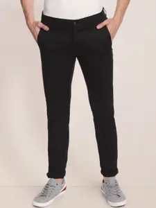 U.S. Polo Assn. Men Regular Fit Mid-Rise Chinos