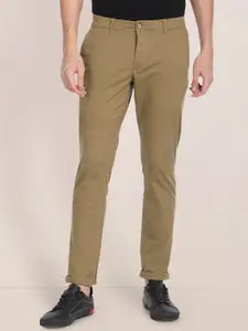 U.S. Polo Assn. Men Regular Fit Mid-Rise Chinos