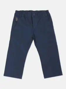 U.S. Polo Assn. Kids Boys Regular Fit Mid-Rise Trousers