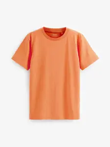 NEXT Boys Orange Pure Cotton T-shirt