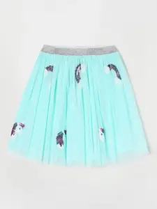 Fame Forever by Lifestyle Girls Self-Design Knee-Length Flared Skirt