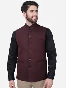 MODI JACKET Mandarin Collar Woolen Nehru Jacket