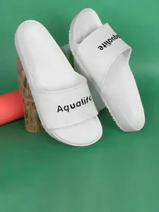 Aqualite Men Printed Synthetic Sliders