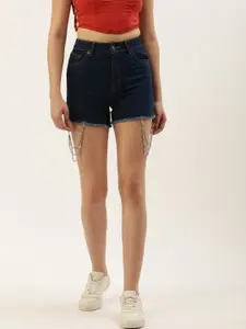 FOREVER 21 Women Mid-Rise Denim Shorts