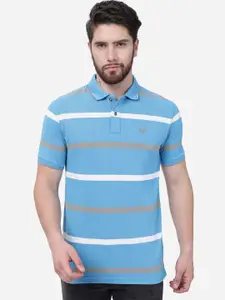 Greenfibre Striped Polo Collar T-shirt