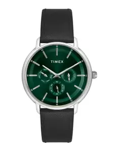 Timex Men Leather Wrap Around Straps Analogue Watch TWEG22000