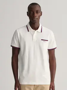 GANT Polo Collar Tipping Pique T-shirt