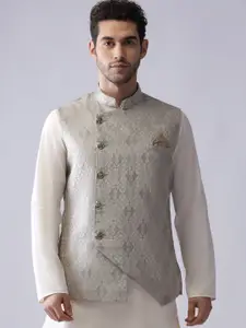 KISAH Woven Nehru Jacket