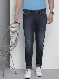 Nautica Men Slim Fit Light Fade Stretchable Mid-Rise Jeans