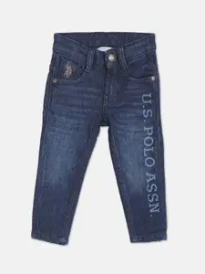 U.S. Polo Assn. Kids Boys Slim Fit Light Fade Stretchable Jeans