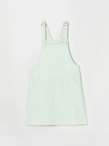 Fame Forever by Lifestyle Girls Striped Pinafore Dress
