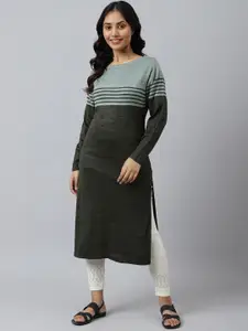 AURELIA Striped Acrylic Kurta