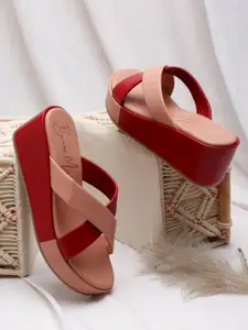 Bruno Manetti Open Toe Wedge Heels