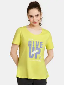 Rosaline by Zivame Typography Printed Cotton T-Shirt
