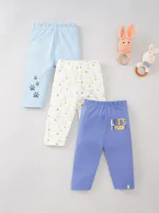 Ed-a-Mamma Baby Infant Boys Pack Of 3 Printed Track Pants