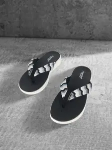 KazarMax Women Printed Super Elastic Synthetic Thong Flip-Flops