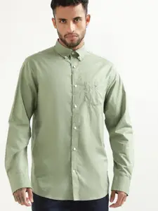 GANT Men Solid Cotton Casual Shirt