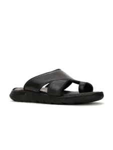 Hush Puppies Men Leather Slip On Comfort Sandals