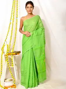 AllSilks Woven Design Pure Silk Taant Saree