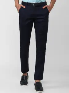 Van Heusen Sport Men Flat-Front Mid-Rise Slim Fit Regular Trousers