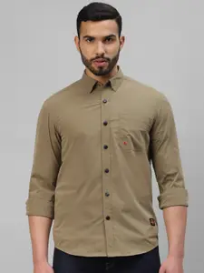Royal Enfield Slim Fit Opaque Casual Shirt