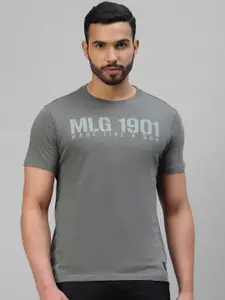 Royal Enfield Typography Printed Round Neck Cotton T-shirt
