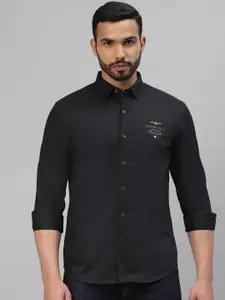 Royal Enfield Slim Fit Opaque Casual Shirt