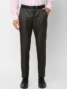 Solemio Men Slim Fit Easy Wash Formal Trousers