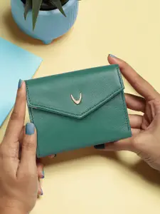 Hidesign Women Leather Three Fold Wallet