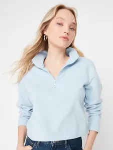Trendyol High Neck Cotton Sweatshirt