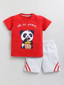 Toonyport Boys Cotton Printed T-shirt with Shorts