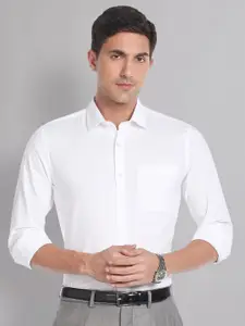 AD By Arvind Spread Collar Pure Cotton Formal Shirt