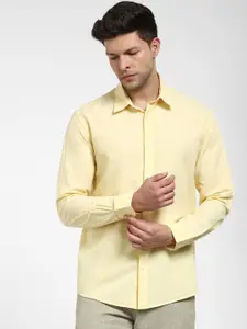 SELECTED Cutaway Collar Cotton Casual Shirt
