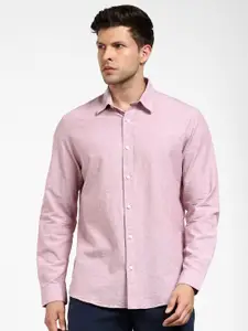 SELECTED Spread Collar Cotton Casual Shirt