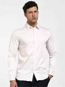 SELECTED Spread Collar Slim Fit Cotton Formal Shirt