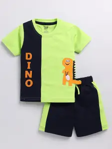 Toonyport Boys Pure Cotton Printed T-shirt With Shorts