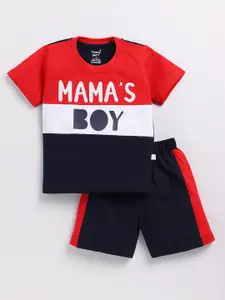 Toonyport Boys Pure Cotton Printed T-shirt with Shorts