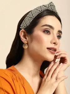 Sangria Circular Shaped Drop Earrings