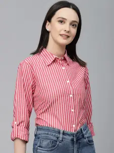 Style Quotient Smart Striped Formal Shirt