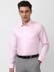 Peter England Spread Collar Pure Cotton Slim Fit Formal Shirt