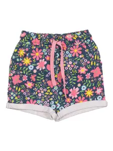 Lil Lollipop Girls Floral Printed Shorts